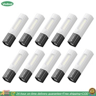 【24 hours Flash Delivery】10PCS XPE COB ไฟฉาย USB การชาร์จไฟฉายความสว่างสูงไฟฉาย 300LM Ultra Bright L