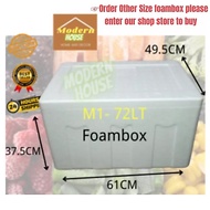 Modernhouse ] M1 Foam Box Polystrene Box Polyfoam Courier Ice box kotak bekas gabus putih kotak buih