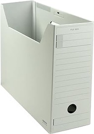 KOKUYO file box color thick paper board with lid A4 gray A4-LFFN-MZ