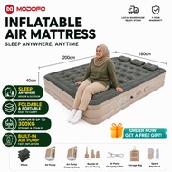 COD MODOFO Tilam Angin Inflatable Bed Built-in Pump 4-Layer Thick Portable Foldable Camping Tent 充气床