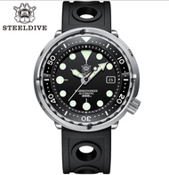 มีสต็อกในประเทศไทย นาฬิกาผู้ชาย นาฬิกากีฬาผู้ชาย SteelDive 1975 Tuna 300m sapphire crystal Automatic