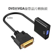 DVI to VGA Cable Converter/ Adapter 帶晶片轉換頭/ 轉插 LCD LED Monitor 顯示器 DVI-D DVI 24+1線 VGA線轉換插頭 | COMPUT