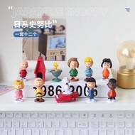 โมเดล Snoopy ฟิกเกอร์สนูปปี้ (1Set 12 ชิ้น) #พร้อมส่ง #model