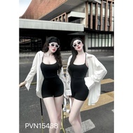 Jumpsuit set with white shirt (VN15438)