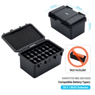 Multi Slots 18650/21700/AA/AAA/Coin Battery Case Storage Box Container Holder IP67 Waterproof And Du