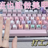 Diy English Letter Keyboard Sticker Three-Dimensional Seamless Sticker Resin Handbook Material Decor