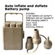 【Free pillow】MODOFO single double automatic inflatable mattress thickened style with built-in air pu