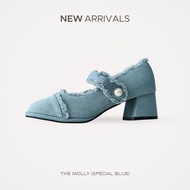 The Molly - Labotte.bkk รองเท้าแมรี่เจน รองเท้า Y2K Mary Jane Shoes (6810-10)