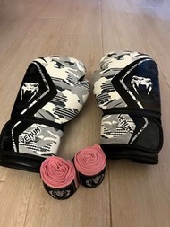 Venum 10oz 拳套+手帶 boxing gloves