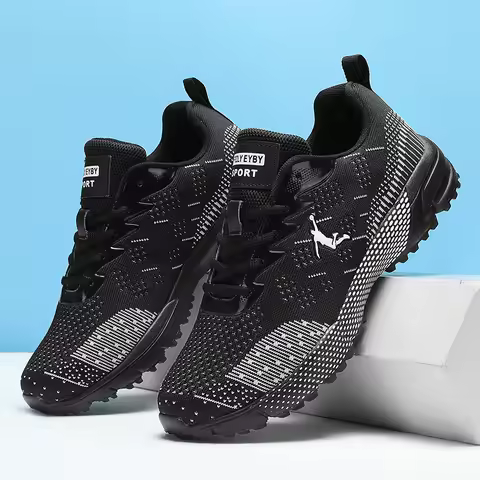 Men Women Comfortable Shoes Unisex Breathable Mesh Walking on Ultralight Outdoor Running Casual Snea
