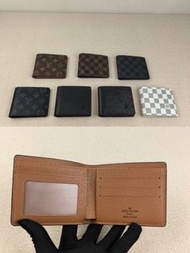 💜LOUIS VUITTON  LV短款雙拉鏈銀包 卡包 錢夾 護照包 零錢包 男款 禮盒 生日禮物 情人節Wallet, men's gift box, birthday gift, Valenti