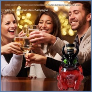 Whiskey Decanter Animal Glass Art Statue Whiskey Decanter Alcohol Dispenser Collectible for Shelf Vo