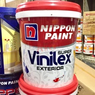 NIPPON PAINT VINILEX SUPER EXTERIOR 25KG - GREY MISTIC / CAT TEMBOK