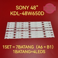 SONY KDL-48W650D  48 INCH LED TV BACKLIGHT 48W650 SONY BACKLIGHT