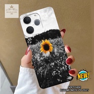 HP Realme Note 70 2025 Case - Realme Note 70 casing - Flower case Motif - Cellphone protector - Real