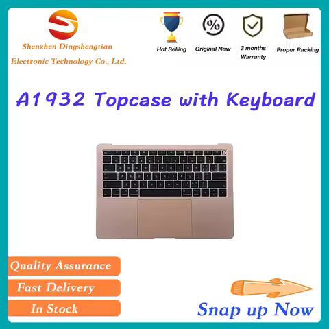 New For MacBook Air 13" Retina A1932 Topcase with US UK Keyboard 2018 2019 Space Gray Silver Gold Em