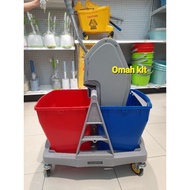 Krisbow bucket mop push bucket wringer 34L push mop trolley