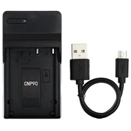 NP-90 USB Charger for Casio Exilim EX-FH100, Exilim EX-FH100BK, Exilim EX-H10, Exilim EX-H15, Exilim