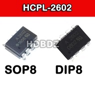 2~5pcs HCPL-2602 A2602 DIP8 SOP8 Photoelectric Coupler Chip IC