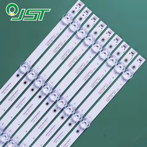 9pcs/Kit LED Supra STV-LC55ST3000U Digma DM-LED55U303BS2S DEXP U55E9000Q LSC550FN11-203 201 MS-L1863