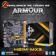Motherboard ARMOUR H81M-MX3 LGA 1150 mobo h81m support nvme
