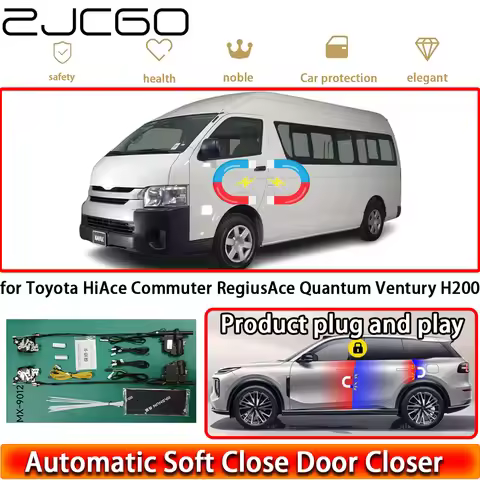 for Toyota HiAce Commuter RegiusAce Quantum Ventury H200 OEM Soft Close Door Kit Power Closing Latch