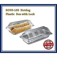 GO-153 / OPS-153 OPS Bakery Disposable Plastic  Food Container / Butter Cake / Nyonya Kuih / Hot Dog