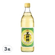 工研 大白醋  600ml  3瓶