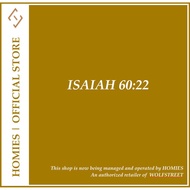 ISAIAH 60:22 | IN GOD'S TIME | HOMIES REVERSIBLE POSITIVITY BRACELET | WOLFSTREET