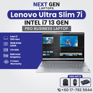 Lenovo Ultra Slim 7i i7 13 Gen 14" OLED Touch Screen 16GB RAM DDR5 5200Mhz 1TB SSD M.2 2GB + 8GB GPU