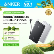 【CCC Certified, New】Anker Zolo Powerbank 10000mAh/20000mAh 22.5W Fast Charging Power Bank with Built