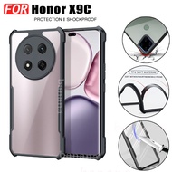 Honor X9C เคสโทรศัพท์กันกระแทกสําหรับ Honor X9A X9B ฟิล์มไฮโดรเจลแบบนุ่ม 3 ใน 1 ป้องกันหน้าจอกล้องเล