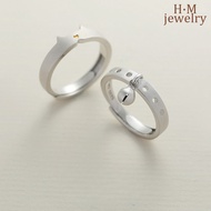 New Cat Couple Rings for Men and Women Cute Pet Open Cat Ear Bell Rings