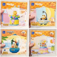BRICK PANTASY GARFIELD GUMBALL MACHINE COZY BATH/ CHILL ISLAND/ BIRTHDAY CAKE/