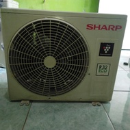 JUAL ac outdoor Sharp 1pk Freon R32