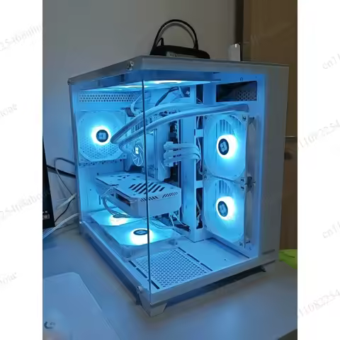 Home office gaming PC desktop game console, complete set of R5 7500F/RX 7650GRE/32GB RAM/1TB SSD