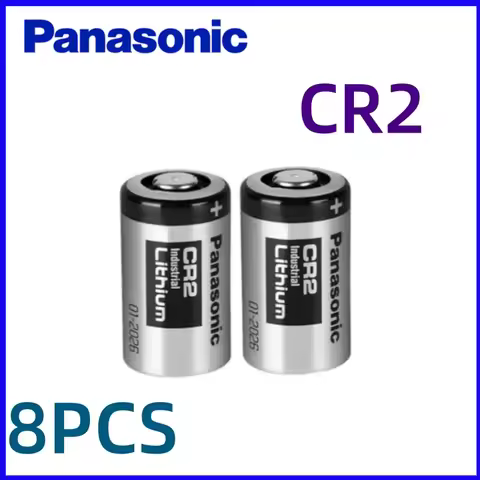 HOT SALE 8pcs Panasonic CR2 CR15H270 Lithium Manganese Battery Polaroid mini 25 Camera Printer Disc 