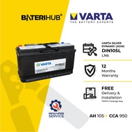 [Installation Provided] Bateri Kereta DIN105L LN6 Varta Silver Dynamic AGM | Car Battery BateriHub