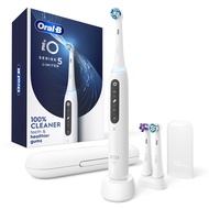 iO Deep Clean + Whiten Rechargeable Electric Toothbrush with Visible Pressure Sensor, 2 Minute Timer