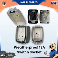 Switch| 13A Single Plug Socket Switched Power Damp Proof Waterproof