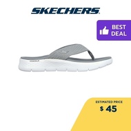 Skechers Women On-The-GO GOwalk Flex Splendor Sandals - 141404-GRY Contoured Goga Mat Footbed, Hanger Optional SK7406