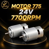 Motor 775 DC 24V 7700RPM – 775 Round Shaft Motor – DC Motor