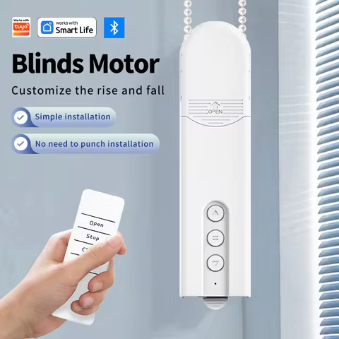 Intelligent Household Electric Curtain Roller Shutter Robot, Equipped with Bluetooth Remote Control 