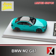 Howie Model 1:64 bmw G87 M2 Dealer Special Edition Tiffany Blue