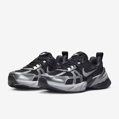 Nike Official Genuine V2K Run Women's Retro Low-Top Sports Wear-Resistant Dad Shoes FD0736-005