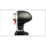 BLACK carbon fiber Leather GEAR Shift Knob   FOR AUDI A6  A3 A4 A5 A6 Q7 Q5  4G1 713 139