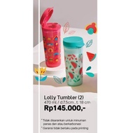 2 Pcs TUPPERWARE ORIGINAL TUPPERWARE Lolly Tumbler Drinking Bottle