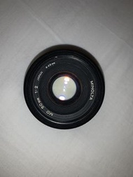 Minolta lens md 50mm 1:2