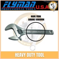 ◺ ▤ ✢ Jrshopeeph Flyman Adjustablewrench 10" 250Mm Katala Adjustable Tools Orginal Flyman Usa Heavy