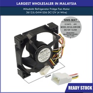 Mitsubishi MR-F25G Fan Motor 3612JL-04W-S56 DC12V (4 Wire)
